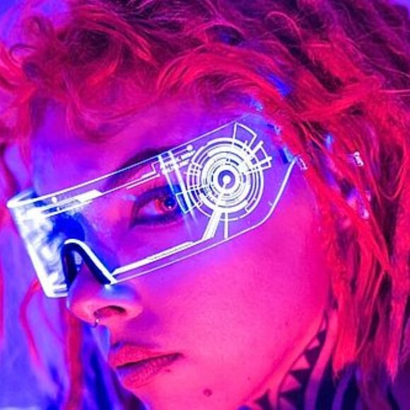 LED Cyberpunk Visor - Picture 1 of 6